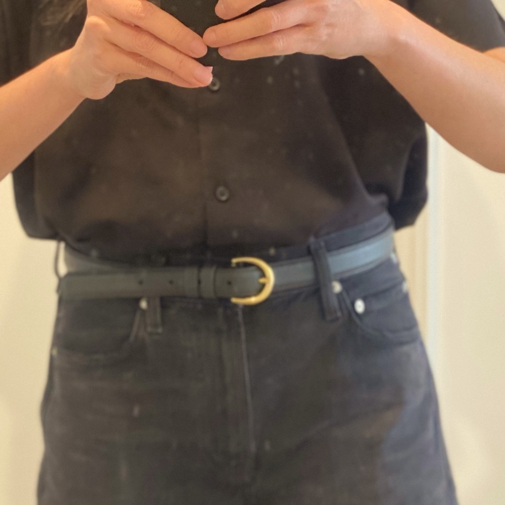 Coach genuine leather belt